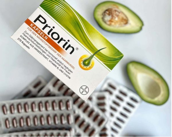 کپسول پریورین برای ریزش موی هورمونی و یا ارثی  120 /270 کپسول  (Priorin®kapseln-270 KAP)